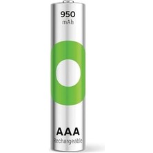 Berry Store Gp Batteries Recyko 950MAH Aaa Ince Kalem Ni-Mh Şarjlı Pil, 1.2 Volt, 6'lı Kart