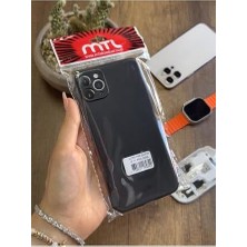 Berry Store Süper Ince Mat Ultra Thin Silikon Kılıf Siyah iPhone 11 Pro Max ile Uyumlu