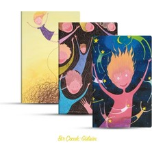 Veloro Üçlü Çizgili Defter Seti: Bir Çocuk: Gülsün