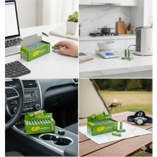 Berry Store Gp Batteries GP15G Greencell R6P/1215/AA Kalem Pil, 1.5 Volt, 40'lı Kutu, Yeşil/sarı/beyaz