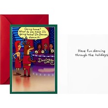 Berry Store Shoebox Eğlenceli Noel Kartı Çeşitleri, Çizgi Film (4 Tasarım, Zarflı 24 Noel Kartı)