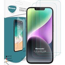Berry Store Apple iPhone 14 Screen Protector Nano Glass Cam Ekran Koruyucu (3`lü Paket)
