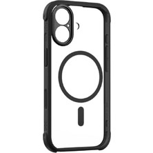 Berry Store Iphone 17- Air Serisi Darbeye Dayanıklı Magsafe Kılıf (Black)