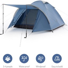 Naturehike Family-Aile  4 Kişilik Çadır - 4 Mevsim Kullanım