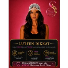 Yshine El Örgüsü Saç Filesi – Işıltılı Pul Uç Detaylı Bohem Bandana Tarzı Kadın Aksesuar