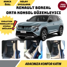 PSA Code Renault Boreal Orta Konsol Düzenleyıcı-Kolçak Altı Organizer