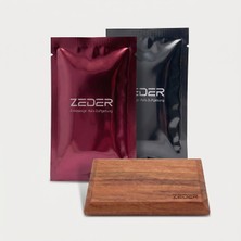 Zeder Ahşap Araç Kokusu Yenileme Tableti (Sadece Ahşap Tablet) - Mystic & Aura
