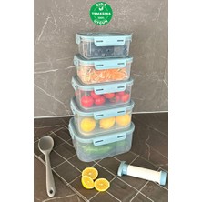 Empressco Taze Ürün Saklama Kabı 5'li Set, Güvenle ve Pratikle Saklama Keyfi