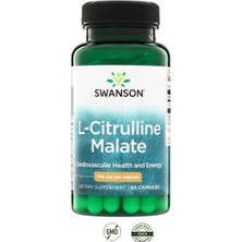 Swanson L-Citrulline Malate 750 Mg – 60 Kapsül - Takviye Edici Gıda