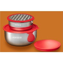 Empressco 5 Parça Metal Rendeli Saklama Kabı Seti, Pratik ve Şık Tasarım