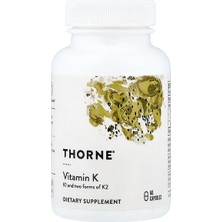 Thorne, K Vitamini, 60 Kapsül - Takviye Edici Gıda