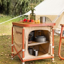 Naturehike Katlanabilir Glamping Dolap – Kamp Mutfak Dolabı Orta Boy