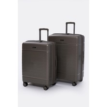 Torry Premium Series Pp 2’li Valiz Seti Büyük + Orta Boy Gri