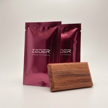 Zeder Ahşap Araç Kokusu Yenileme Tableti (Sadece Ahşap Tablet) - 2'li Mystic
