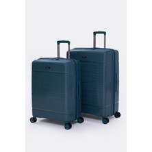 Torry Premium Series Pp 2’li Valiz Seti Büyük + Orta Boy Mavi