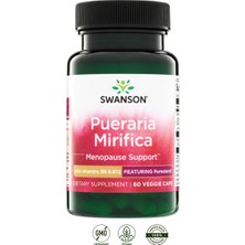 Swanson Pueraria Mirifica 60 Kapsül – Menopoz Destek Takviyesi - Takviye Edici Gıda