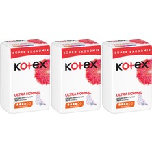 Kotex Ultra Normal Hijyenik Ped 24\'lü x 3 Paket (Toplam 72 Ped) Süper Ekonomik Avantaj Paketi