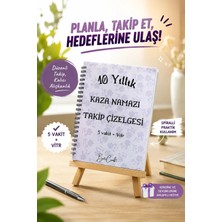 Beticraft 10 Yıllık Kaza Namazı Takip Çizelgesi, Namaz defteri, namaz takibi defteri