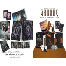 Ephesus Yayınları Saka ve Sanrı 4 Kutulu Yan Boyalı ve Sarkaç 3 Hüküm ve Düğüm Kutu Ciltli (Maral Atmaca) 2li Set