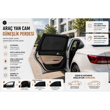 Bmw E36 1991-1998 Cabrio  Gölgelik,kaliteli, Güneşlik, 2'li Yan Cam Güneşlik Perde ( Lastikli )