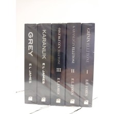 Doğan Grinin Elli Tonu - Karanlığın Elli Tonu - Özgürlüğün Elli Tonu - 1-2-3 Cilt Takım + Karanlık + Grey Toplam 5 Kitap ( 2. El Kitap )