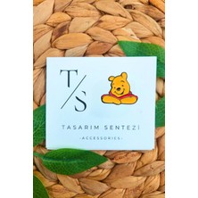 Tasarım Sentezi Rozet Metal Broş Winnie The Pooh Ayı Winnie Kararkter Figur Yaka Çanta Kıyafet Şapka