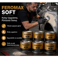 Feromax Polyester Soft Macun Sarı 2,7 kg - 6 Adet