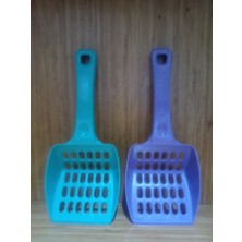 Pet Küçük Boy Plastik Kum Küreği 6 Adet ( 21 x 10 Cm-Karışık Renk )