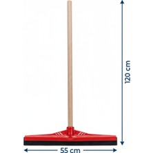 Mulpex 55 cm Yer Çekçeği Çekpas + 120 cm Vidalı Ahşap Sap Seti Profesyonel Yersil