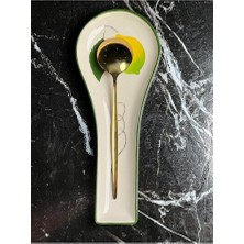 Empressco Seramik Limon Model Kaşık Altlığı ve Kaşıklık Seti, Şık ve Fonksiyonel Tasarım