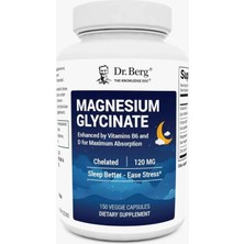 Dr. Berg Magnesıum Glycınate 120 Mg 150 Capsul