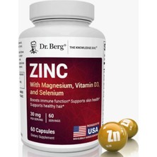 Dr. Berg Dr.berg Zınc 60MG Per Servıng 60 Kapsül