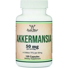 Double Wood Akkermansıa 50 Mg 120 Kapsül