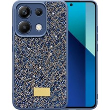 Pilanix Xiaomi Redmi Note 13 Pro Plus Kılıf Silikon Kenarlı Taşlı Parlak Lux Diamond Kapak