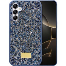 Pilanix Samsung Galaxy A56 Kılıf Silikon Kenarlı Taşlı Parlak Lux Diamond Kapak