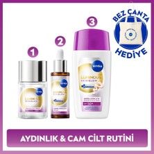 Nivea Aydınlatıcı Cilt Bakım Rutini, Yüz Güneş Kremi 40ML, Cilt Serumu 30ML ve Tonik, Bez Çanta Hediye