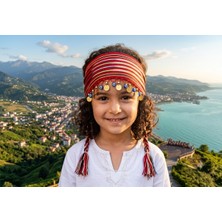Asilla Karadeniz Yöresel Pullu Ipli BANDANA-06582