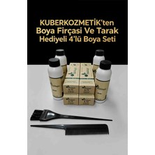 Biomagic 6.11 Yoğun Küllü Koyu Kumral Organik Içerikli Amonyaksız Kalıcı Kokusuz Saç Boyası 4boya 4oksidan Boya Fırçası ve Boya Tarağı Hediyeli