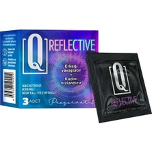 Adres Medikal Q Reflectıve Prezervatif Özel Kremli 3'lü Paket