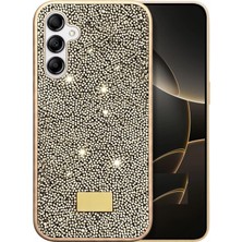 Pilanix Samsung Galaxy S24 Fe Kılıf Silikon Kenarlı Taşlı Parlak Lux Diamond Kapak