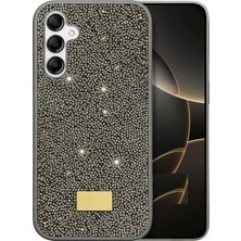 Pilanix Samsung Galaxy A56 Kılıf Silikon Kenarlı Taşlı Parlak Lux Diamond Kapak