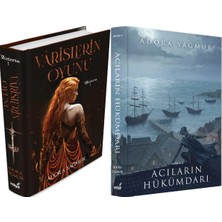 İndigo Kitap Varislerin Oyunu Ciltli ve Acıların Hükümdarı Özel Baskı Ciltli (Adora Yağmur) 2'li Set