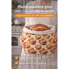 Empressco Balmumlu Ekmek Saklama Torbası 40X40 Cm, Doğal Tazelik ve Uzun Süre Koruma