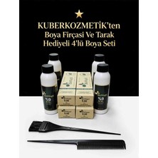 Biomagic 9.00 Sarı Organik Içerikli Amonyaksız Kalıcı Kokusuz Saç Boyası 4boya 4oksidan Boya Fırçası ve Boya Tarağı Hediyeli