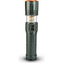Belirtilmemiş Bedotech BD-5503 30W Tg LED Alüminyum Alaşımlı Zoomlu Type-C Şarjlı El Feneri