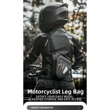 Rockbros Sert Kabuk Reflektörlü Motosiklet Bacak & Göğüs Çantası
