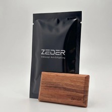 Zeder Ahşap Araç Kokusu Yenileme Tableti (Sadece Ahşap Tablet) - Aura