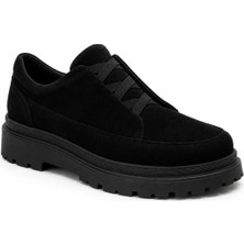 Beskar Kömür Süet Erkek Ayakkabı - Bağcıksız Pratik Premium Smart Casual Günlük Sneaker Kb 703