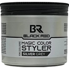 Savarga Black Red Wax Boya Gümüş Gri