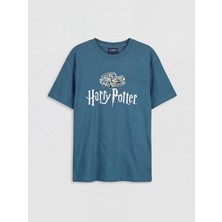 Lc Waikiki Yeni Sezon Bisiklet Yaka Harry Potter Baskılı Erkek Çocuk Tişört